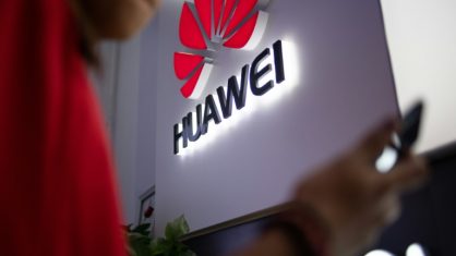 Foto de 27 de maio de 2019 mostra logo da Huawei - AFP/Arquivos